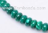 CMA16 5*8mm roundel imitate malachite gemstone beads Wholesale