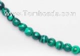 CMA19 15.5 inches 5mm round imitate malachite beads Wholesale