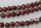 CMA201 15.5 inches 6mm round red malachite beads wholesale