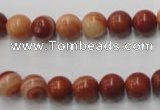 CMA202 15.5 inches 8mm round red malachite beads wholesale