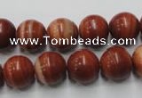 CMA205 15.5 inches 14mm round red malachite beads wholesale