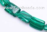 CMA22 10*14mm rectangle imitate malachite beads Wholesale