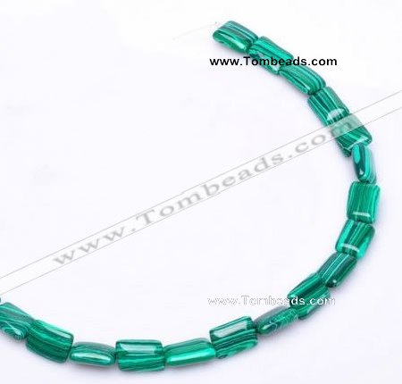 CMA22 10*14mm rectangle imitate malachite beads Wholesale
