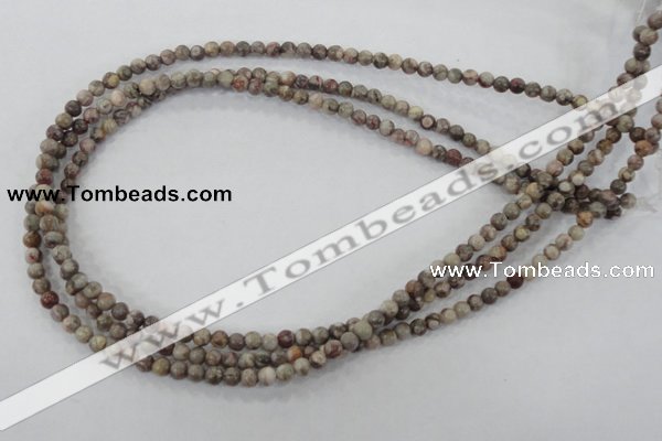 CMB01 15.5 inches 4mm round natural medical stone beads wholesale