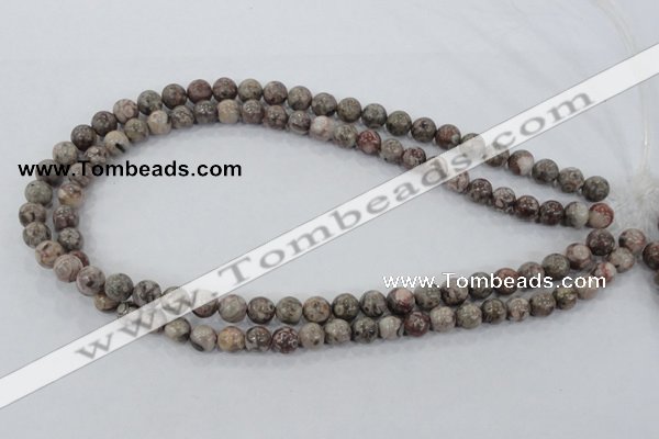 CMB02 15.5 inches 6mm round natural medical stone beads wholesale