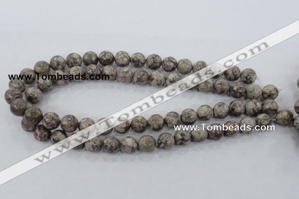 CMB05 15.5 inches 12mm round natural medical stone beads wholesale