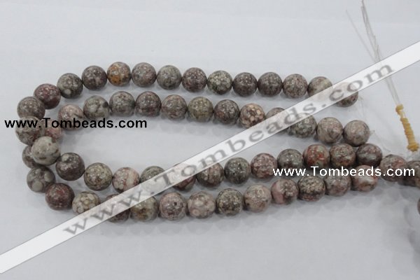 CMB06 15.5 inches 14mm round natural medical stone beads wholesale