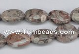 CMB16 15.5 inches 12*16mm oval natural medical stone beads