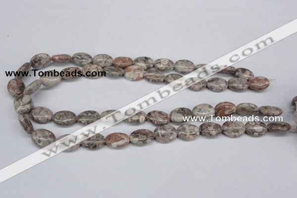 CMB16 15.5 inches 12*16mm oval natural medical stone beads