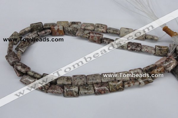 CMB26 15.5 inches 12*16mm rectangle natural medical stone beads