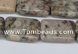 CMB27 15.5 inches 18*25mm rectangle natural medical stone beads