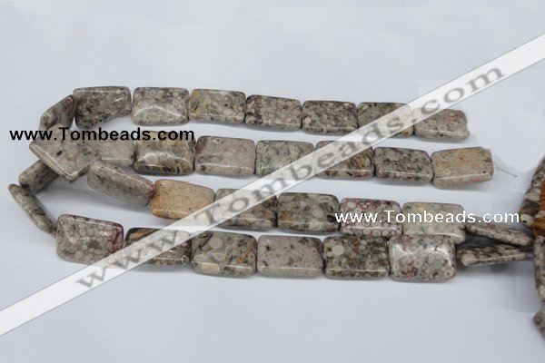 CMB27 15.5 inches 18*25mm rectangle natural medical stone beads