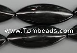 CME09 15.5 inches 15*40mm marquise hematite gemstone beads