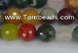 CME102 15.5 inches 8mm faceted round mixed gemstone beads