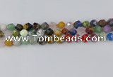 CME108 15.5 inches 10mm faceted nuggets mixed gemstone beads