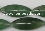 CME12 15.5 inches 15*40mm marquise green aventurine beads