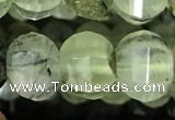 CME206 15.5 inches 7*9mm - 8*10mm pumpkin prehnite beads