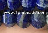 CME215 15.5 inches 7*9mm - 8*10mm pumpkin lapis lazuli beads