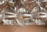 CME230 15.5 inches 10*11mm - 10*12mm pumpkin white crystal beads