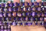 CME307 15.5 inches 8*11mm - 9*12mm pumpkin tiger eye beads