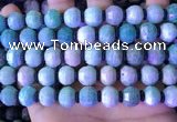 CME316 15.5 inches 8*10mm pumpkin amazonite gemstone beads