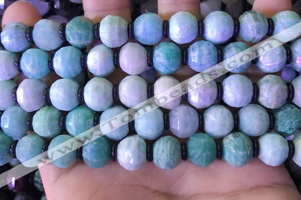 CME325 15.5 inches 9*11mm - 10*12mm pumpkin amazonite beads