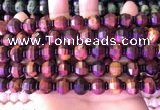 CME327 15.5 inches 9*11mm - 10*12mm pumpkin red tiger eye beads