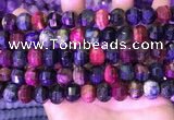 CME328 15.5 inches 9*11mm - 10*12mm pumpkin colorful tiger eye beads