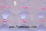 CME359 15 inches 10mm pumpkin rose quartz beads