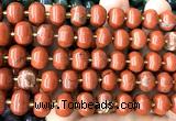 CME408 15 inches 8*12mm pumpkin red jasper beads wholesale