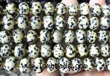 CME409 15 inches 8*12mm pumpkin dalmatian jasper beads wholesale