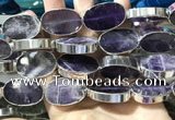 CME501 12 inches 18*28mm - 20*30mm oval amethyst beads