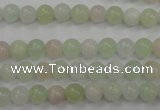 CMG101 15.5 inches 6mm round natural morganite beads wholesale