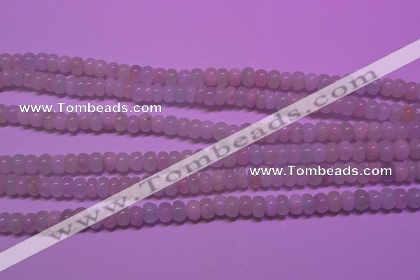 CMG130 15 inches 4*6mm rondelle natural morganite beads wholesale