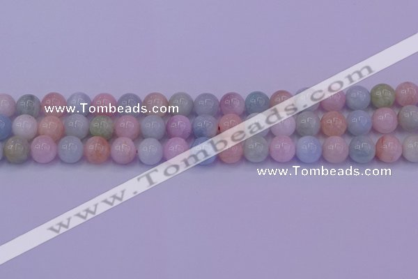 CMG142 15.5 inches 8mm round natural morganite gemstone beads