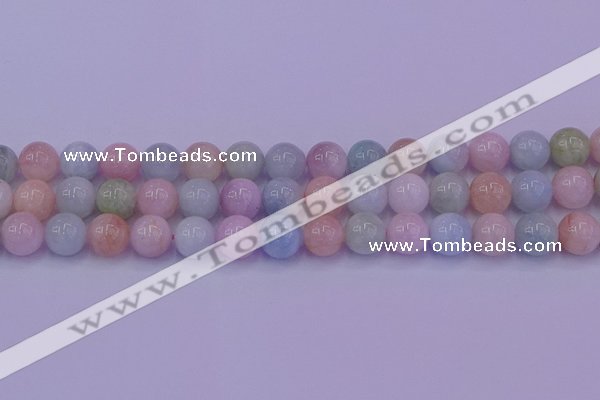 CMG143 15.5 inches 10mm round natural morganite gemstone beads