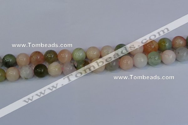 CMG165 15.5 inches 14mm round morganite gemstone beads wholesale