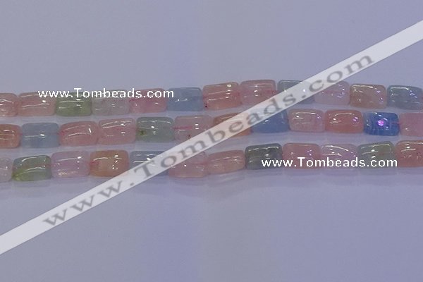 CMG243 15.5 inches 8*12mm rectangle morganite beads wholesale
