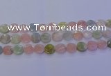 CMG254 15.5 inches 12mm faceted coin morganite beads