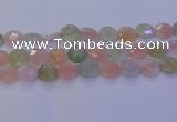 CMG256 15.5 inches 16mm faceted coin morganite beads