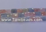 CMG280 15.5 inches 13*18mm faceted rectangle morganite beads