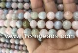 CMG332 15.5 inches 10mm round morganite beads wholesale