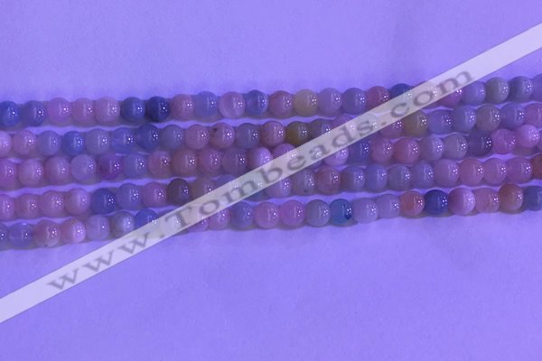 CMG360 15.5 inches 4mm round natural morganite gemstone beads