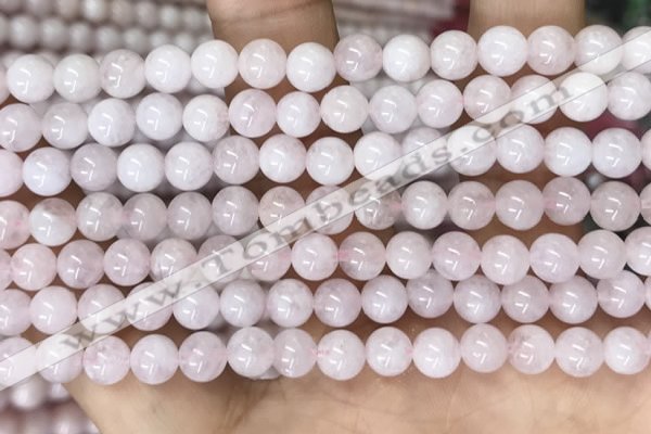 CMG409 15.5 inches 6mm round pink morganite beads wholesale