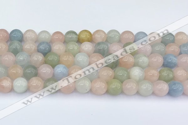 CMG432 15.5 inches 9mm round morganite beads wholesale
