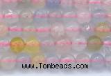 CMG475 15 inches 4mm round morganite gemstone beads