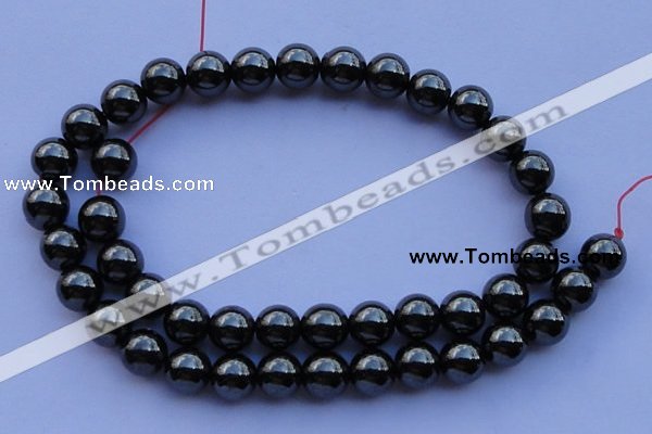 CMH08 16 inches 6mm round magnetic hematite beads Wholesale