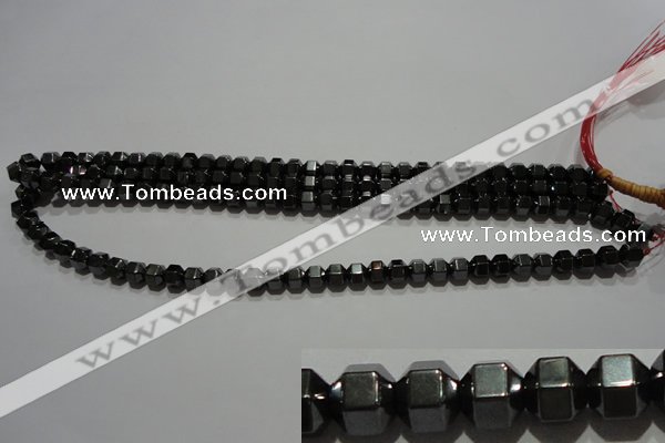 CMH124 15.5 inches 6*6mm magnetic hematite beads wholesale
