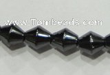 CMH132 15.5 inches 6*7mm bicone magnetic hematite beads