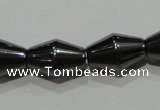 CMH133 15.5 inches 8*12mm bicone magnetic hematite beads